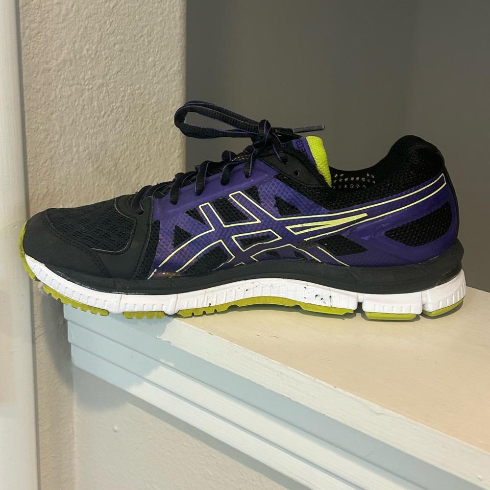 Asics Gel Neo 33 Women's Size 8.5 Black Mesh Lace Up Running Shoes T272N - Picture 3 of 13